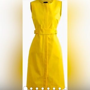 J Crew yellow Dress Petite 6.